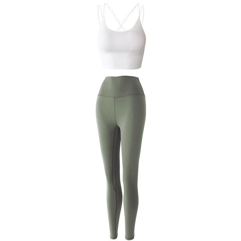 Reptiva Women’s 2-Piece Yoga Set – Bra & High-Waist Leggings