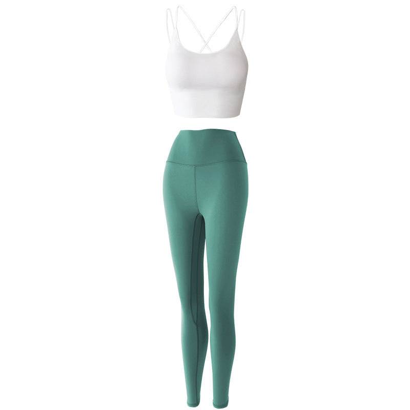Reptiva Women’s 2-Piece Yoga Set – Bra & High-Waist Leggings