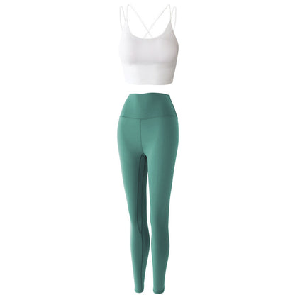 Reptiva Women’s 2-Piece Yoga Set – Bra & High-Waist Leggings