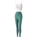 Reptiva Women’s 2-Piece Yoga Set – Bra & High-Waist Leggings