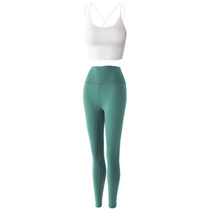 Reptiva Women’s 2-Piece Yoga Set – Bra & High-Waist Leggings