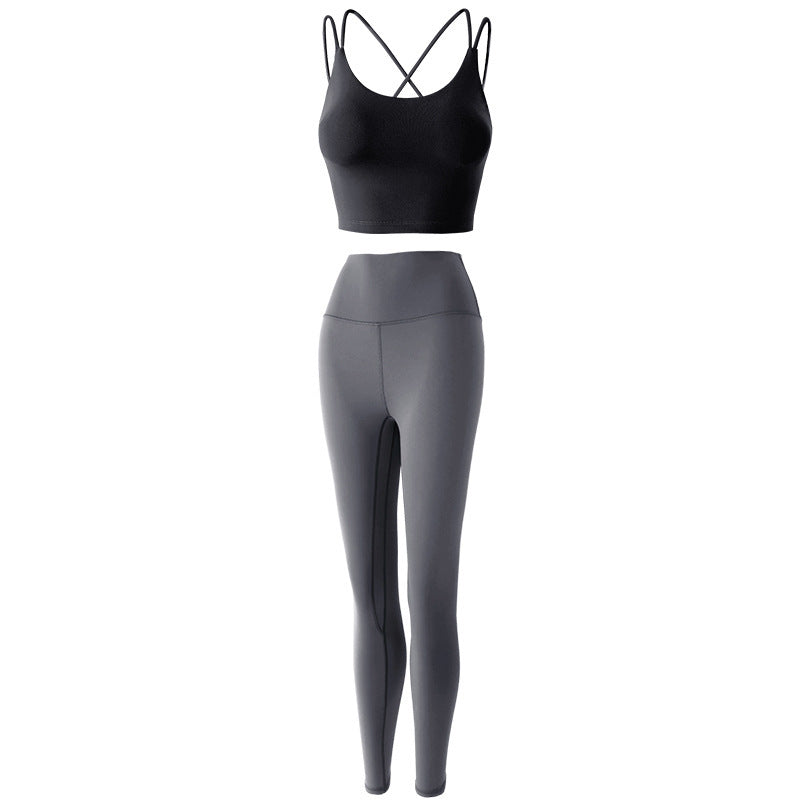 Reptiva Women’s 2-Piece Yoga Set – Bra & High-Waist Leggings