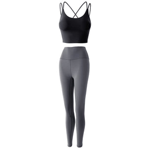 Reptiva Women’s 2-Piece Yoga Set – Bra & High-Waist Leggings