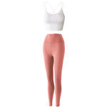 Reptiva Women’s 2-Piece Yoga Set – Bra & High-Waist Leggings