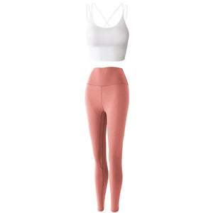 Reptiva Women’s 2-Piece Yoga Set – Bra & High-Waist Leggings
