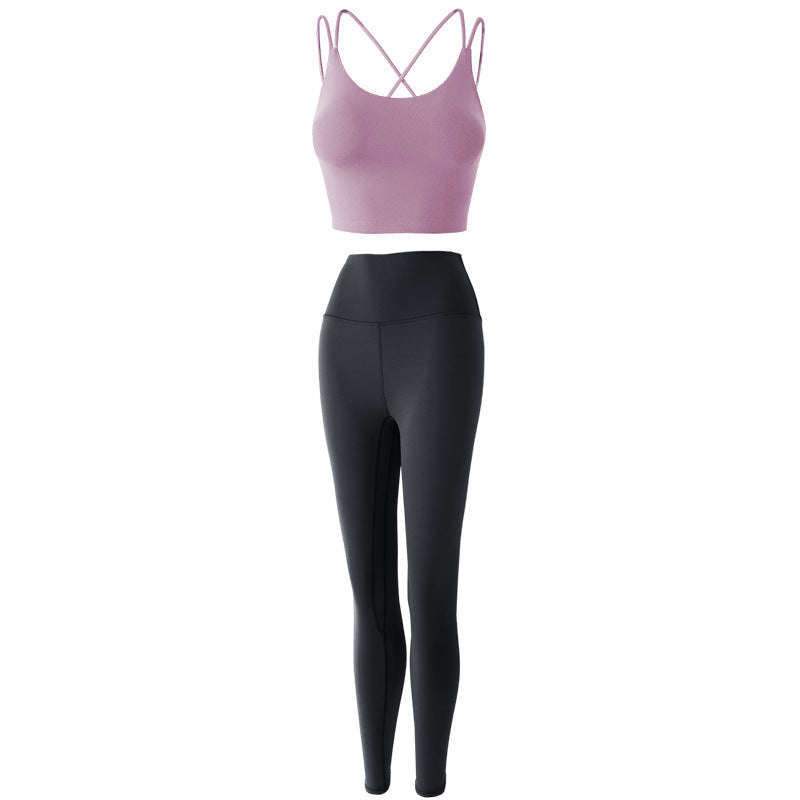 Reptiva Women’s 2-Piece Yoga Set – Bra & High-Waist Leggings