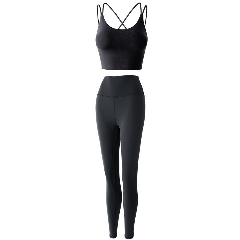 Reptiva Women’s 2-Piece Yoga Set – Bra & High-Waist Leggings