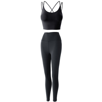 Reptiva Women’s 2-Piece Yoga Set – Bra & High-Waist Leggings