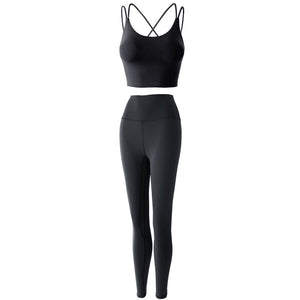 Reptiva Women’s 2-Piece Yoga Set – Bra & High-Waist Leggings