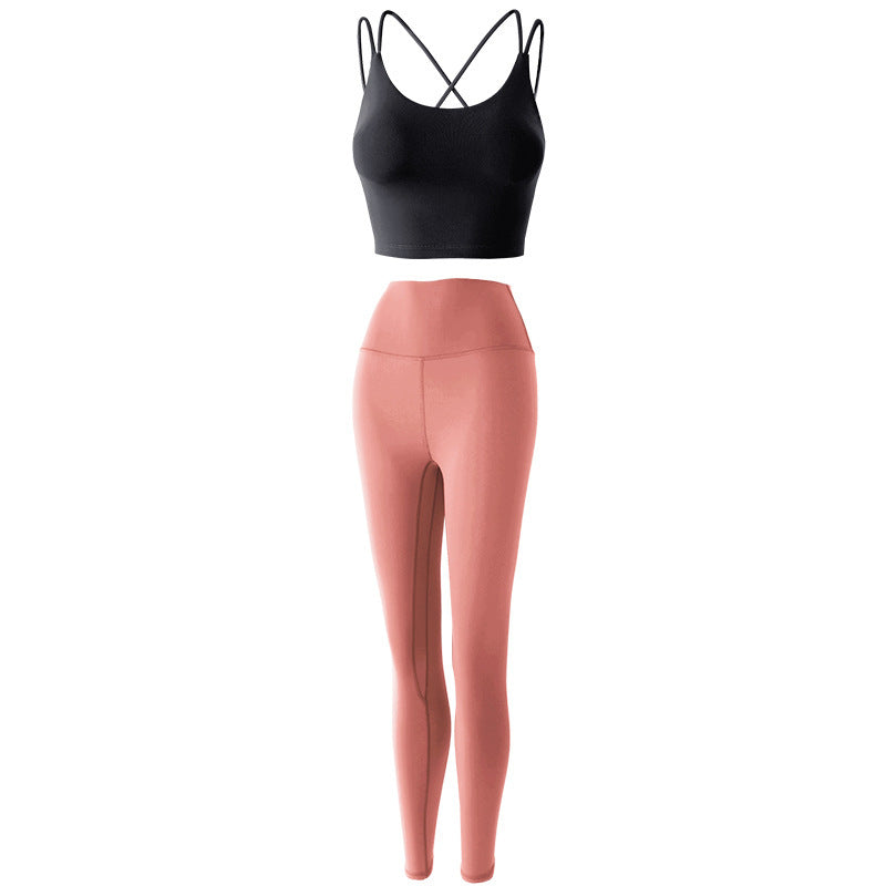 Reptiva Women’s 2-Piece Yoga Set – Bra & High-Waist Leggings
