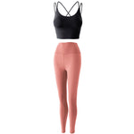 Reptiva Women’s 2-Piece Yoga Set – Bra & High-Waist Leggings