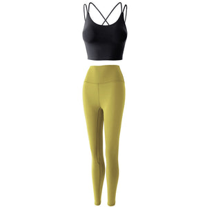 Reptiva Women’s 2-Piece Yoga Set – Bra & High-Waist Leggings