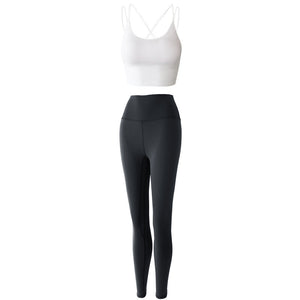Reptiva Women’s 2-Piece Yoga Set – Bra & High-Waist Leggings
