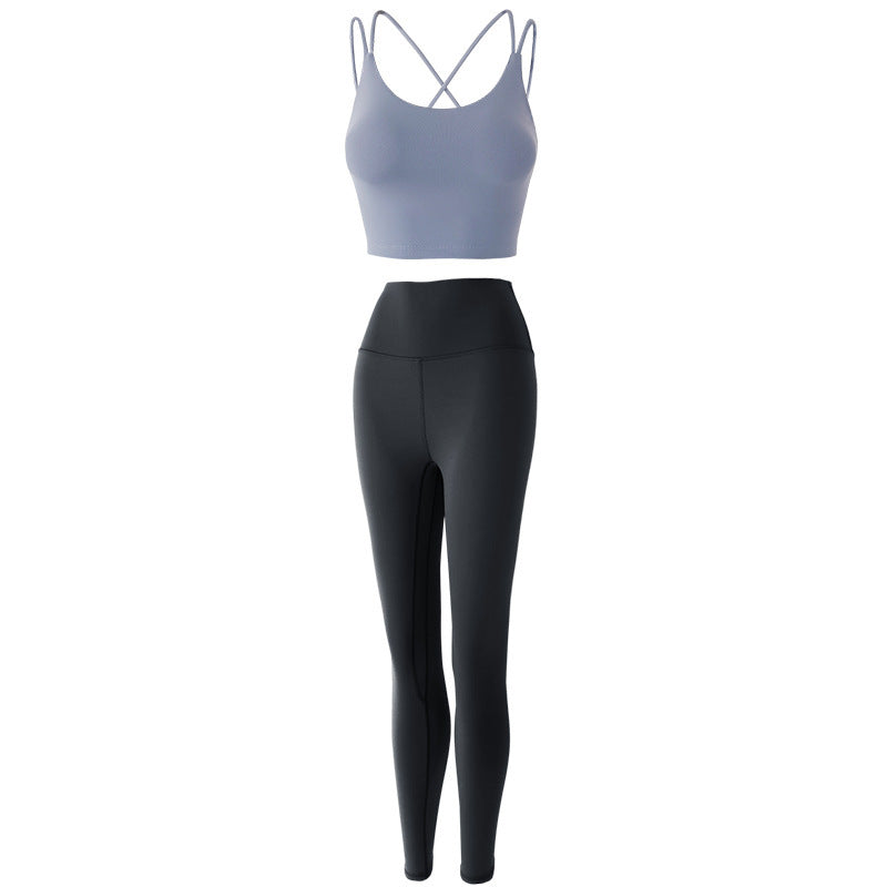 Reptiva Women’s 2-Piece Yoga Set – Bra & High-Waist Leggings
