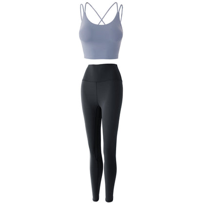 Reptiva Women’s 2-Piece Yoga Set – Bra & High-Waist Leggings