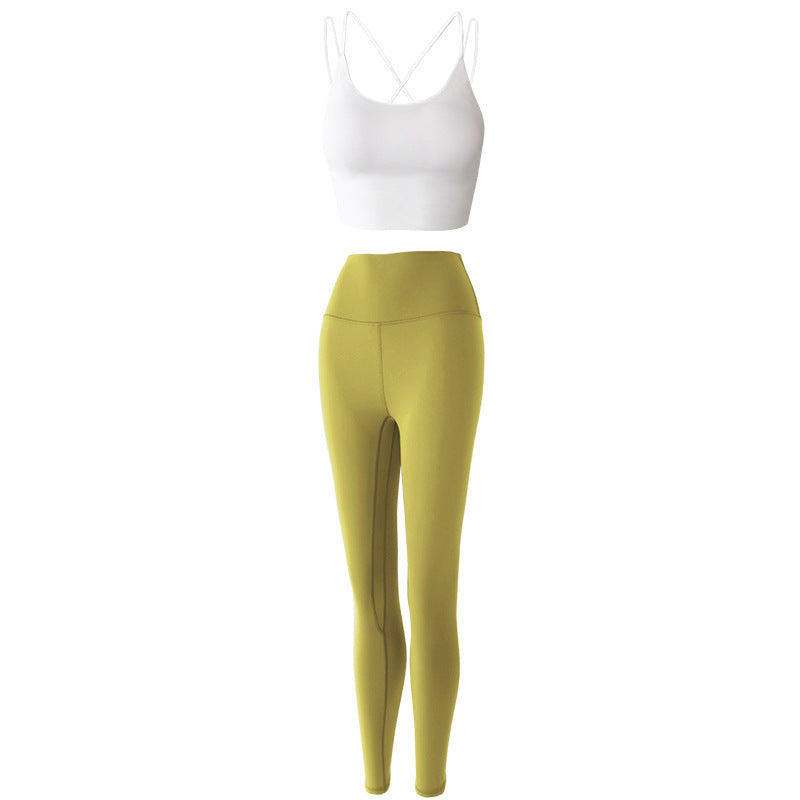 Reptiva Women’s 2-Piece Yoga Set – Bra & High-Waist Leggings