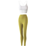 Reptiva Women’s 2-Piece Yoga Set – Bra & High-Waist Leggings