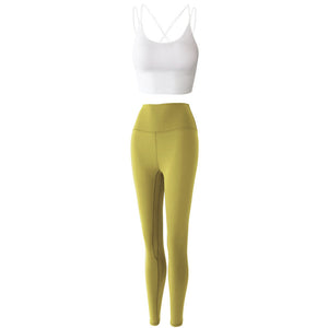 Reptiva Women’s 2-Piece Yoga Set – Bra & High-Waist Leggings