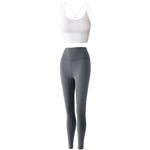 Reptiva Women’s 2-Piece Yoga Set – Bra & High-Waist Leggings