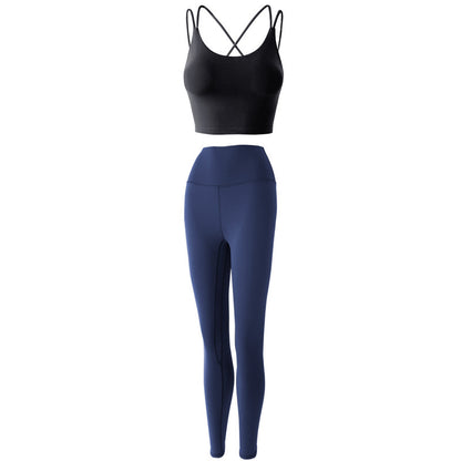 Reptiva Women’s 2-Piece Yoga Set – Bra & High-Waist Leggings