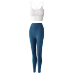 Reptiva Women’s 2-Piece Yoga Set – Bra & High-Waist Leggings