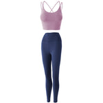 Reptiva Women’s 2-Piece Yoga Set – Bra & High-Waist Leggings