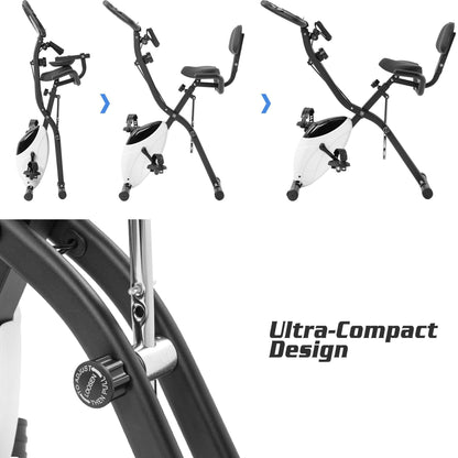 Reptiva Foldable X-Bike with 10-Level Resistance
