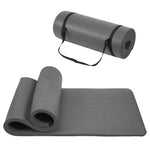 Reptiva One-Inch Thickened High-Density Yoga Mat with Straps