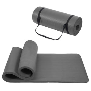 Reptiva One-Inch Thickened High-Density Yoga Mat with Straps