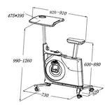 Reptiva Silent Magnetic Desk Bike