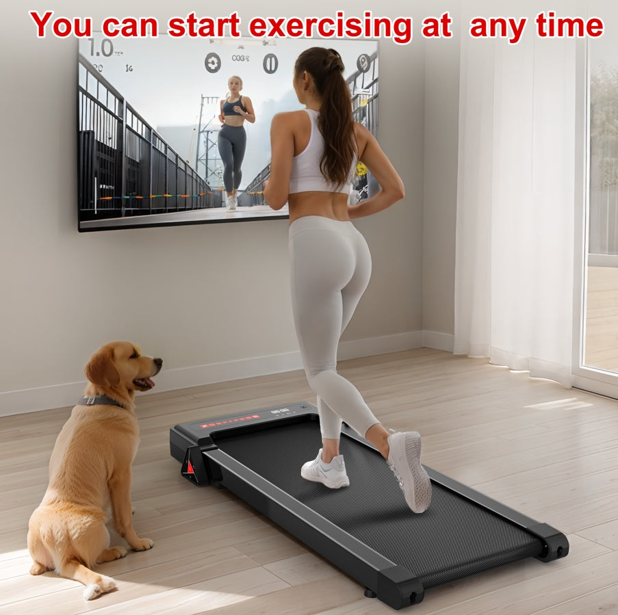 Reptiva Under Desk Walking Pad Treadmill – 2.5HP, Remote Controlled