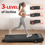 Reptiva Under Desk Walking Pad Treadmill – 2.5HP, Remote Controlled