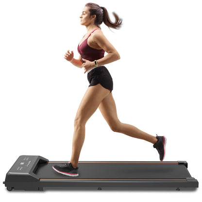 Reptiva Walking Pad Under Desk Treadmill LED Display And Remote Control Portable Treadmill