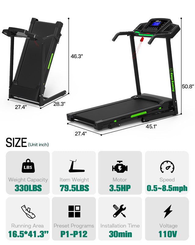 Reptiva Treadmill JK8806-4-GR