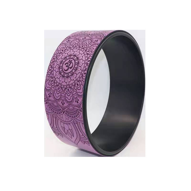 Reptiva Yoga & Pilates Wheel for Back & Waist Training – Om Mandala Design