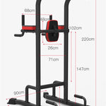 Reptiva Adjustable Pull-Up Bar Trainer – Single & Double Bar