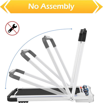 Reptiva Walking Pad Treadmill, 300 Lbs  About 136.1 Kg Capacity Under-the-counter Treadmill, Walking Pad With Handle, Small Household Treadmill, Mini Foldable Treadmill With Remote Control