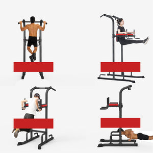 Reptiva Adjustable Pull-Up Bar Trainer – Single & Double Bar