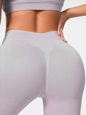 Reptiva Solid-color Yoga Pants Sport Yoga Pants