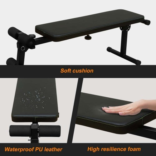 Reptiva Adjustable Power Tower with Bench – Pull-Up & Dip Station