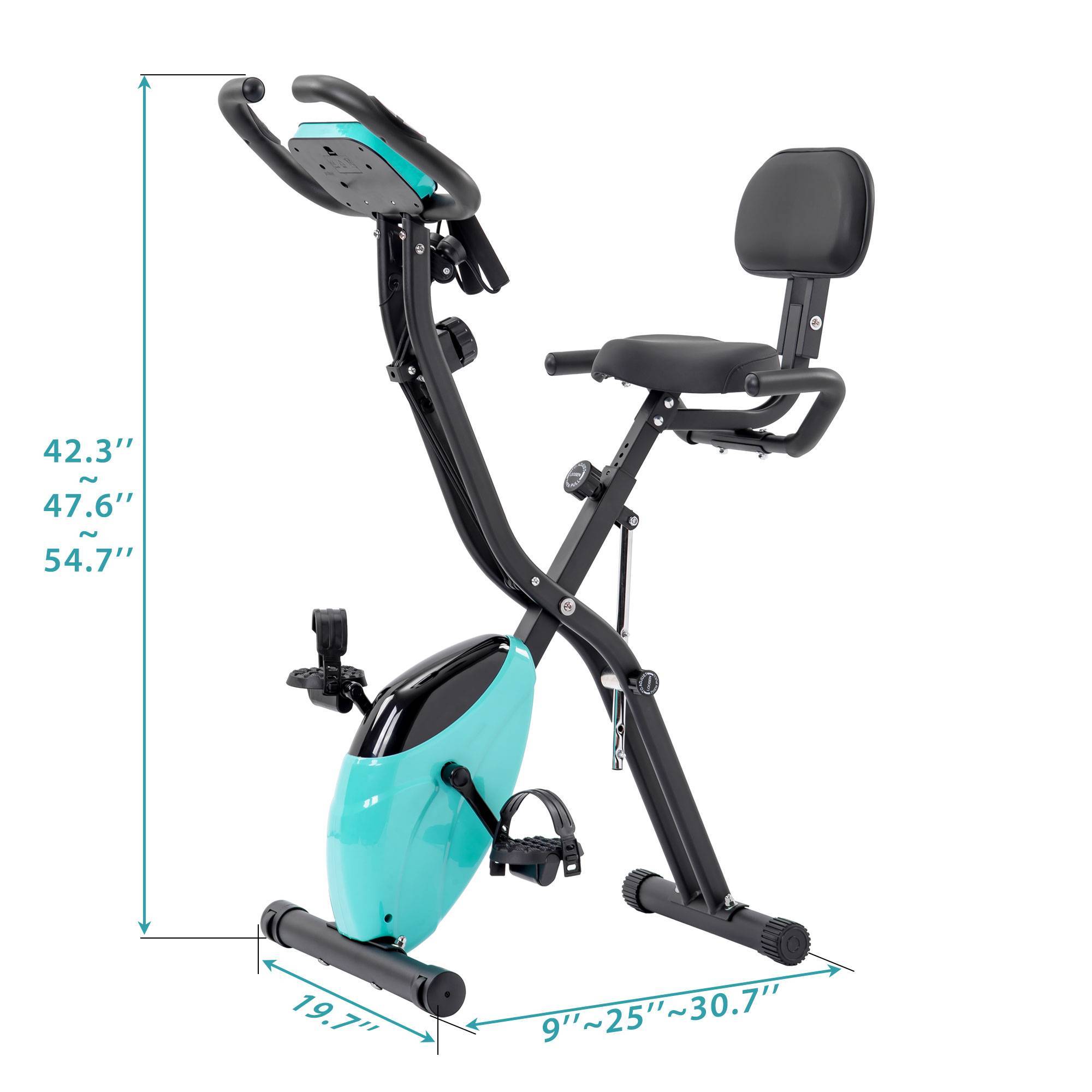 Reptiva Foldable X-Bike with Adjustable Resistance