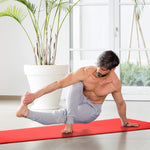 Reptiva One-Inch Thickened High-Density Yoga Mat with Straps