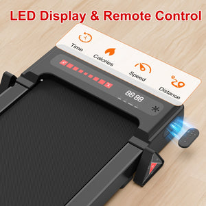 Reptiva Under Desk Walking Pad Treadmill – 2.5HP, Remote Controlled