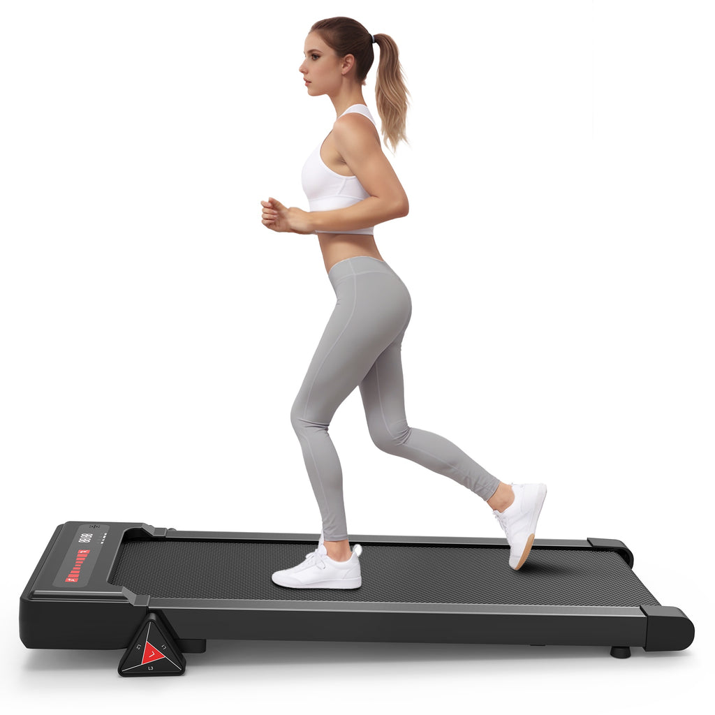 Reptiva Under Desk Walking Pad Treadmill – 2.5HP, Remote Controlled