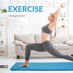 Reptiva One-Inch Thickened High-Density Yoga Mat with Straps