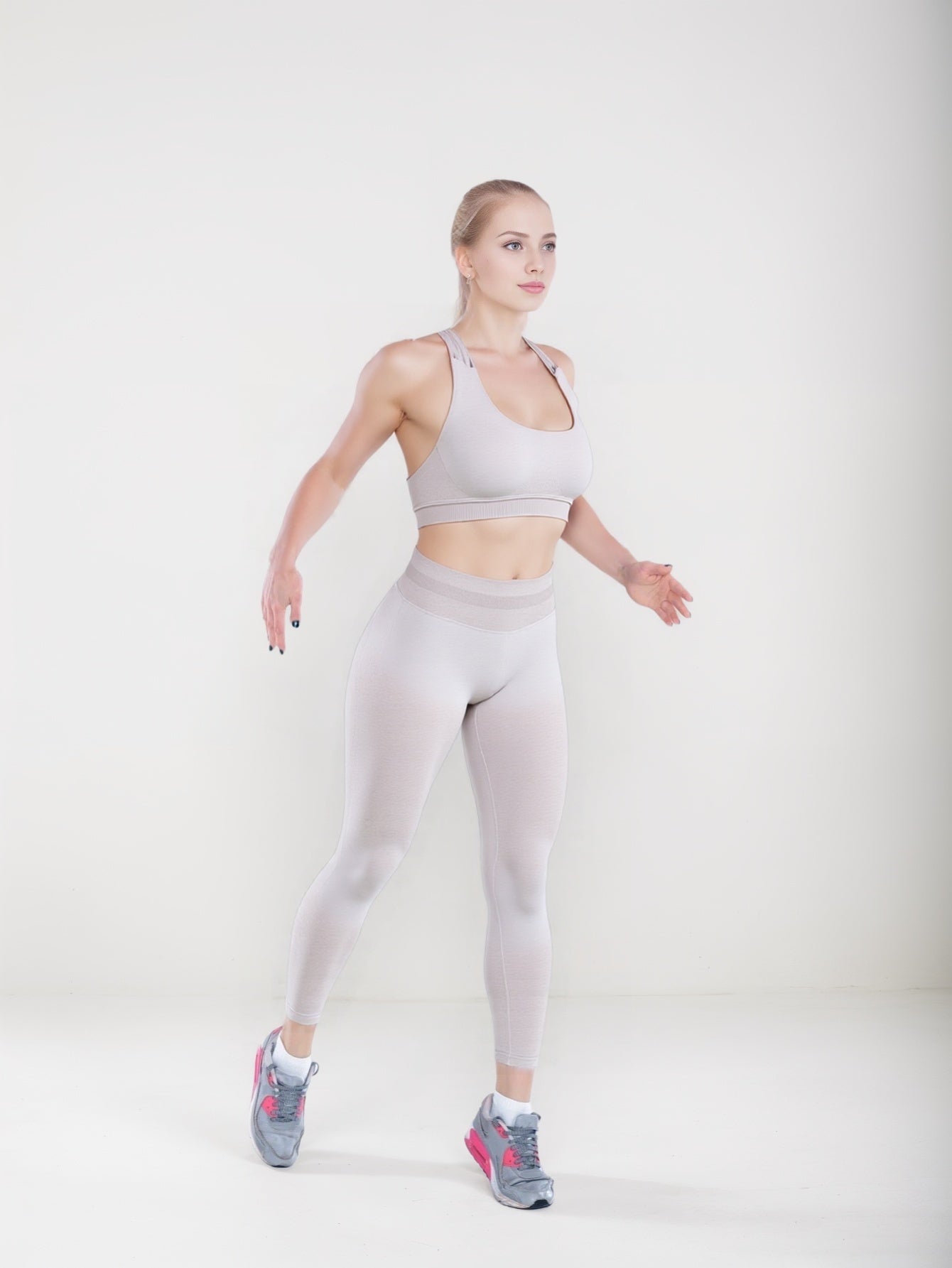 Reptiva Solid-color Yoga Pants Sport Yoga Pants